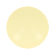 Cabochon rond en résine opaque 12 mm - Jaune pastel x1