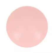 Cabochon rond en résine opaque 12 mm - Rose dragée x1