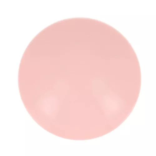 Cabochon rond en résine opaque 12 mm - Rose dragée x1