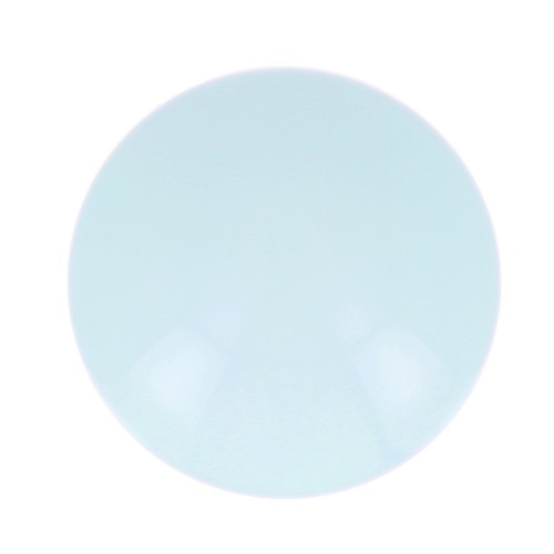Cabochon rond en résine opaque 12 mm - Bleu clair x1