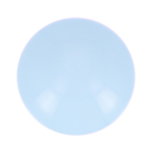 Cabochon rond en résine opaque 12 mm - Bleu ciel x1