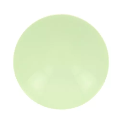 Cabochon rond en résine opaque 12 mm - Vert pastel x1