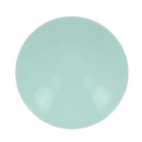 Cabochon rond en résine opaque 12 mm - Vert d'eau x1