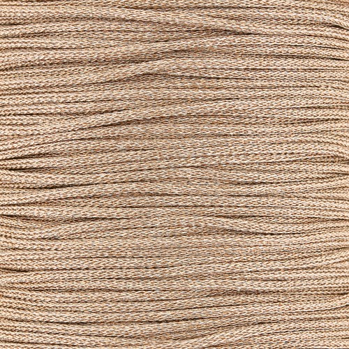 Bobine de fil polyester métallisé 1 mm Doré rose x 20 m