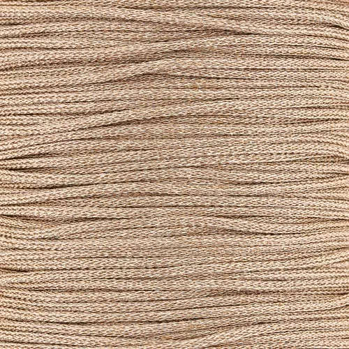 Bobine de fil polyester métallisé 1 mm Doré rose x 20 m