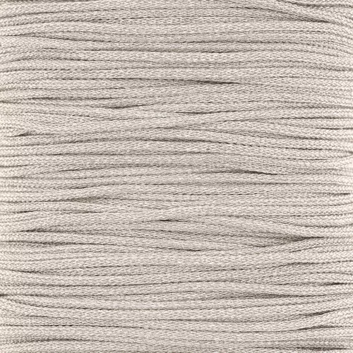 Bobine de fil polyester métallisé 1 mm Argenté x 20 m