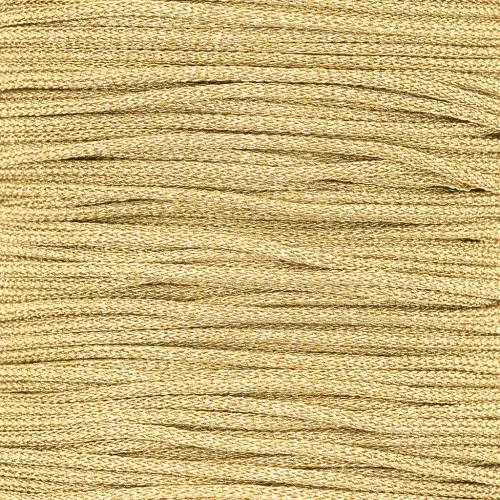 Bobine de fil polyester métallisé 1 mm Doré x 20 m