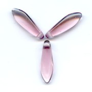 Dagues en verre 5x16 mm Medium Amethyst x50|raw }}