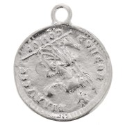 Pendentif pièce de monnaie Romaine 22x19 mm - Argent 925 x1