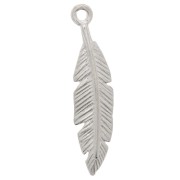 Pendentif plume 24x6 mm - Argent 925 x1