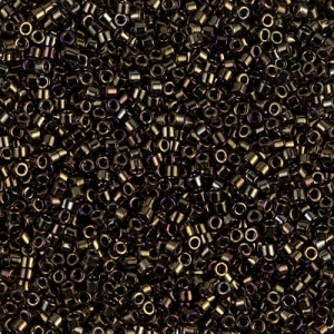 Miyuki Delica 11/0 DB0007 - Brown Iris Metallic x8g