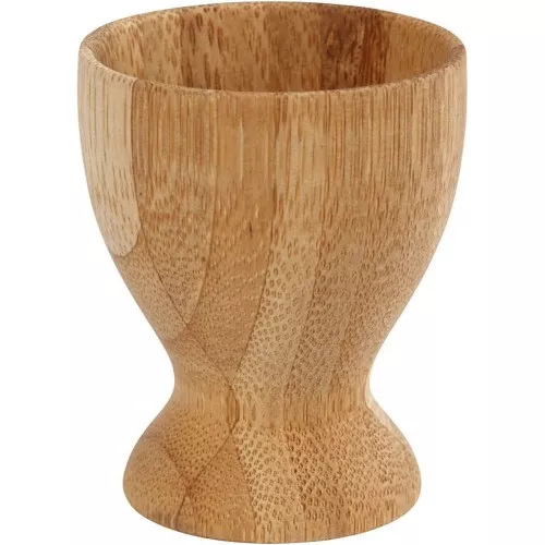 Coquetier en bambou 60x48 mm à décorer et à customiser x1