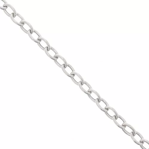 Chaîne maille Forçat 7,5 mm en Argent 925 x20 cm