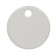 Sequin rond 8 mm - médaille à graver - Argent 925 x1|raw }}