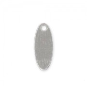 Sequin ovale 12 mm - médaille à graver en Argent 925 x1|raw }}