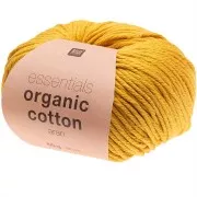 Essentials Organic Cotton Aran - Moutarde x 50g