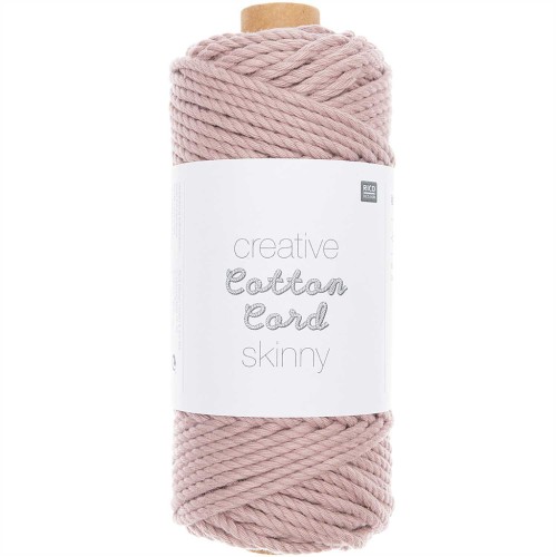 Bobine de corde en coton pour macramé 3mm -Creative Cotton Cord Skinny Marronx 55m