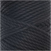 Bobine de corde en coton pour macramé 3mm -Creative Cotton Cord Skinny Noir x 55m