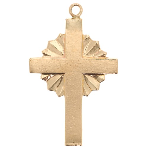 Pendentif croix celte 22x14 mm - Gold filled (or laminé)  x1