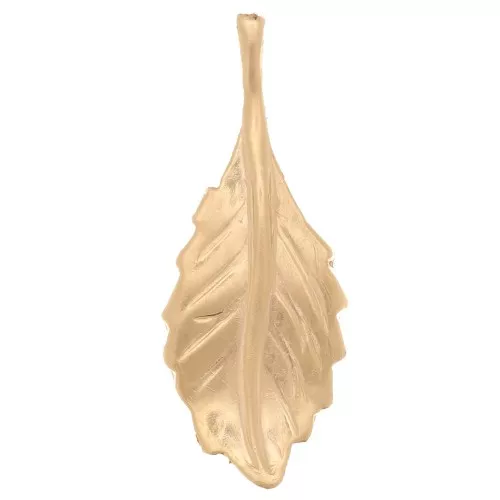 Élément feuille à coller 18x7 mm - Gold filled (or laminé)  x1