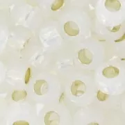 Rocaille Toho 8/0 TO8R2100 - Milky White Silver Lined x8g