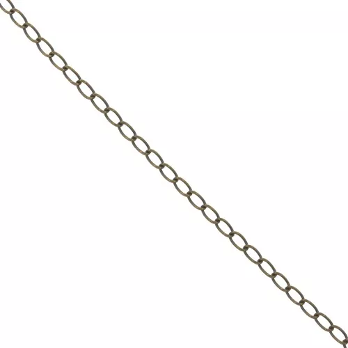 Chaîne maille cheval 2,5 mm bronze x1m