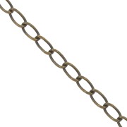Chaîne maille cheval 2,5 mm bronze x1m