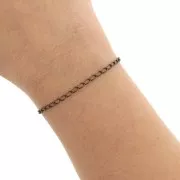 Chaîne maille cheval 2,5 mm bronze x1m