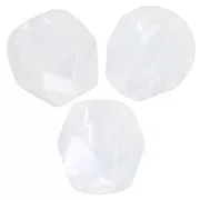 Facettes 4 mm White Opal x50