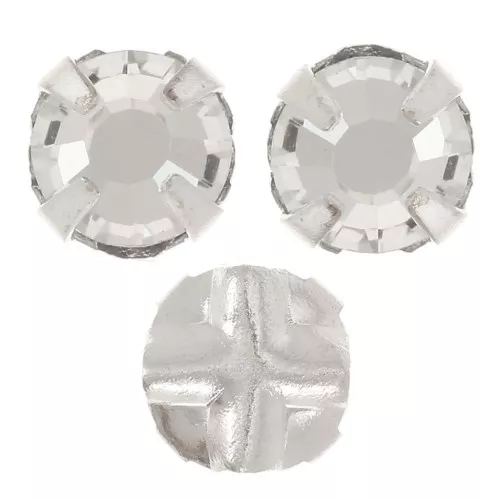 Strass à coudre 4 mm Crystal  x10