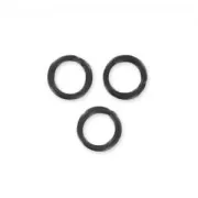 Anneaux ouverts Aluminium  5x0.8 mm Black x100