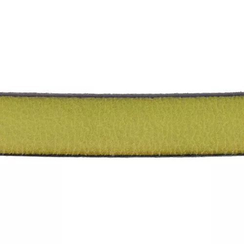 Lacet cuir 10 mm Pistache x30cm