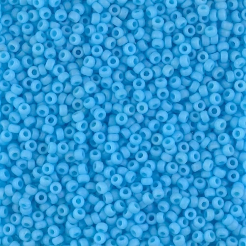 Rocaille Miyuki 11/0 413F - Opaque Mat Blue Turquoise x8g