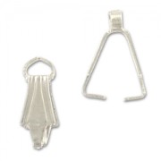 Bélières 10 mm argenté x5|raw }}