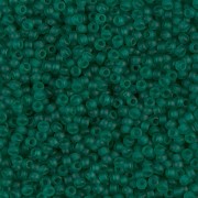 Rocaille Miyuki 11/0 147F -  Transparent Emerald Mat x8g
