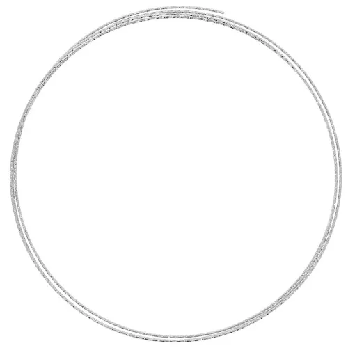 Fil rond diamanté 0.9 mm en Acier inoxydable 316L x1m