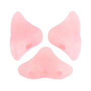 Perles en verre Hélios® par Puca® 6x10 mm - Rose Opal Mat x10g|raw }}