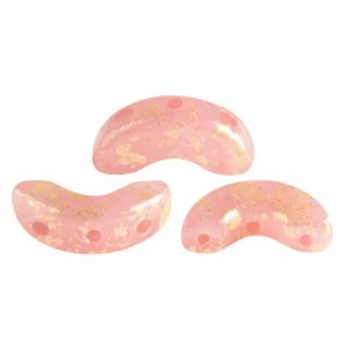 Arcos® par Puca® 5x10 mm - Rose Opal Gold Splash x10g