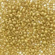 Perles rocailles Preciosa  11/0 2 mm - Terra Métallique - Zest x20g