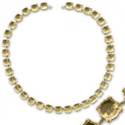 Tour de cou sertis pour cabochons PureCrystal 1028/1122 8 mm - Doré x1|raw }}