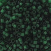 Miyuki Delica 11/0 DB0767 - Mat Transparent Dark Emerald x8g|raw }}