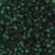 Miyuki Delica 11/0 DB0767 - Mat Transparent Dark Emerald x8g