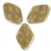 Perles torsadées nacrées 19x13 mm Bronze x10