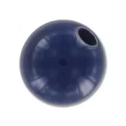 Perle en résine opaque 8 mm Bleu Nuit x1