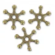 Intercalaires rayons 15 mm bronze x4