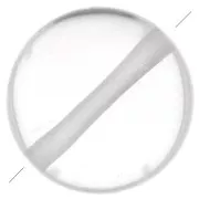 Perle plate ronde - palet - 8 mm en pierre gemme - Cristal de roche x1