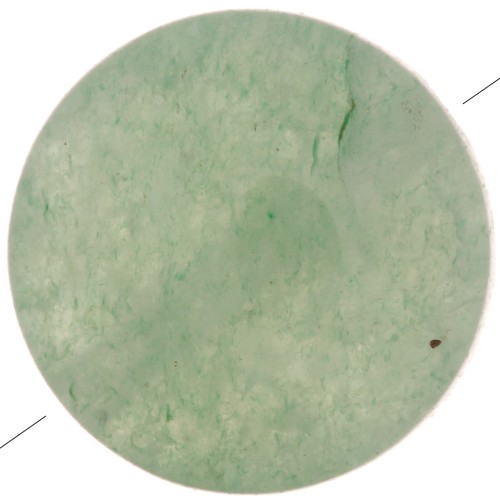 Perle plate ronde - palet - 8 mm en pierre gemme - Aventurine x1