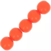 Perles en résine opaques 6 mm Hyacinth x10