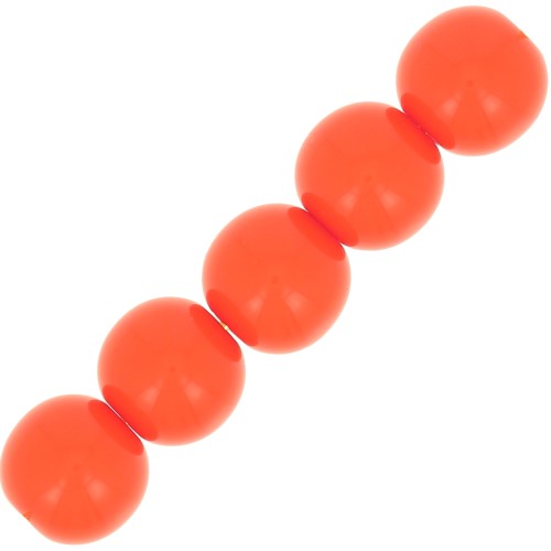 Perles en résine opaques 6 mm Hyacinth x10