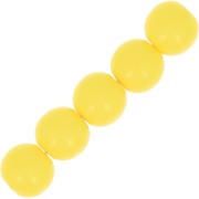 Perles en résine opaques 6 mm Jaune x10|raw }}